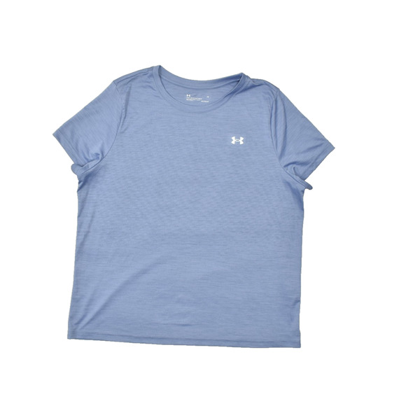 Under Armour Women's Blue Loose HeatGear T-Shirt Short Sleeve Plus Size 1X - Picture 1 of 8
